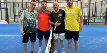 Las gemelas Miriam y Marta Gamero y Jorge Noheda y Sergio Pérez consiguen el triunfo en el VIII Torneo Diputación Única Pádel