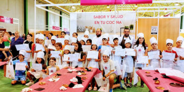 Los jóvenes demostraron en el ‘Master Ajo Junior’ el buen trabajo y la pasión en la elaboración de las recetas de los chefs Atienza y Susinos
