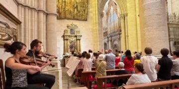 El Ayuntamiento de Cuenca cumple con el voto a Santa Ana en la Catedral en el día de su festividad
