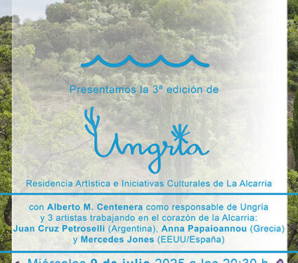La residencia artística Ungría echa a andar por tercer año consecutivo en la pedanía briocense de Fuentes de la Alcarria. 1 La residencia artística Ungría echa a andar por tercer año consecutivo en la pedanía briocense de Fuentes de la Alcarria.