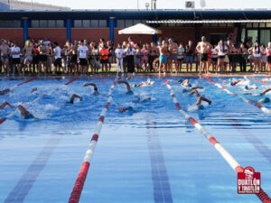 Rafa López y Encarni Arteseros se coronan en el II Triatlón de Quintanar del Rey