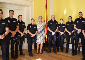 Siete agentes de la Policía Nacional comienzan sus prácticas en Cuenca