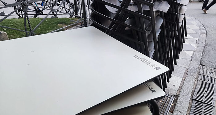 Cuenca en Marcha reclama que la nueva ordenanza de terrazas de hostelería garantice el tránsito peatonal 1 Terraza