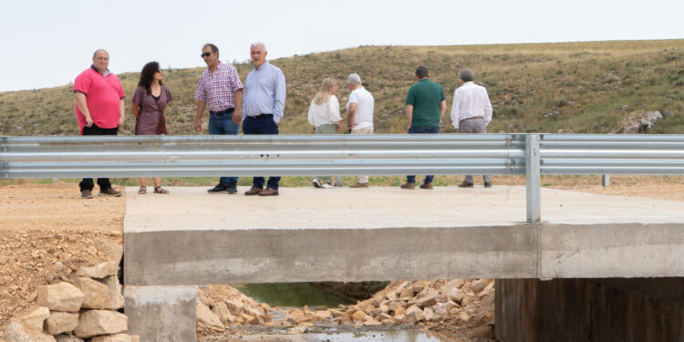 Visita puente reconstruido Cubillejo de la Sierra