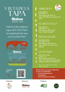 Vuelve la Ruta de la Tapa del Alto Tajo: un festín de sabores en pleno corazón de Guadalajara