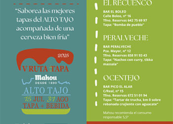 Vuelve la Ruta de la Tapa del Alto Tajo: un festín de sabores en pleno corazón de Guadalajara
