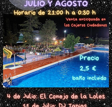 Vuelven los Viernes a la Luna a la piscina municipal de Azuqueca
