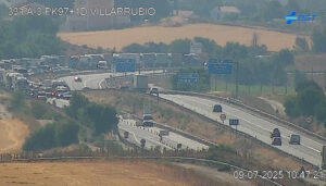 Una colisión múltiple en la A-3 a la altura de Saelices deja varios heridos y atrapados