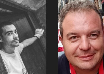 Adrián Rodríguez Sánchez y Diego Escudero Atienza, cartelista y pregonero de San Mateo 2025