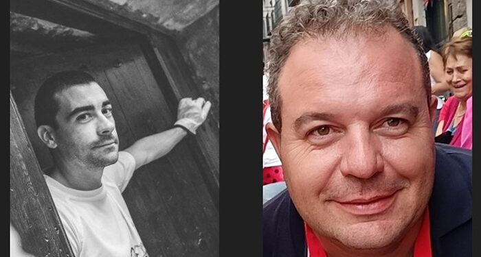 Adrián Rodríguez Sánchez y Diego Escudero Atienza, cartelista y pregonero de San Mateo 2025