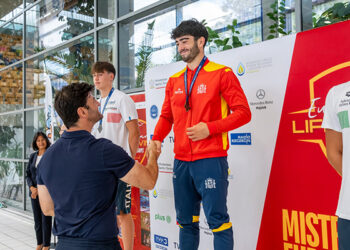 Brillante participación de los socorristas del Club Alcarreño en los Europeos récord del mundo y medallas para Marcos Serrano, Jaime Irueste e Iván Romero