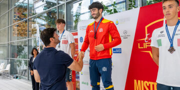Brillante participación de los socorristas del Club Alcarreño en los Europeos récord del mundo y medallas para Marcos Serrano, Jaime Irueste e Iván Romero