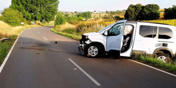 Un herido en una salida de vía en la carretera de Nohales a Cuenca