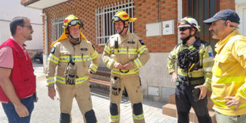 Castilla-La Mancha recibe por segundo año a una delegación estonia para continuar su formación en emergencias forestales a través del dispositivo INFOCAM