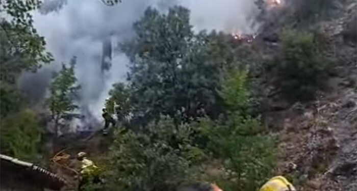 Controlado el incendio forestal declarado en la Fuente de los Tres Caños en Los Palancares 1 Controlado el incendio forestal declarado en la Fuente de los Tres Caños en Los Palancares