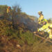 Controlado un incendio forestal en el paraje de la Hoya de la Cantina en Arcas del Villar