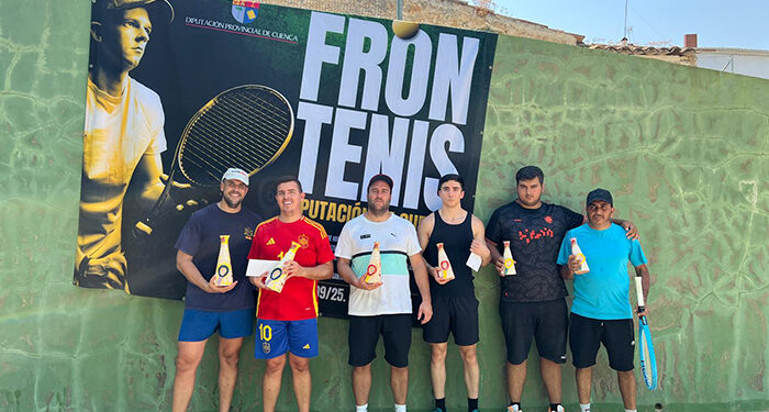 Cristian Martínez y José Andrés Mota se imponen en el igualadísimo Torneo de Frontenis de Cañaveruelas