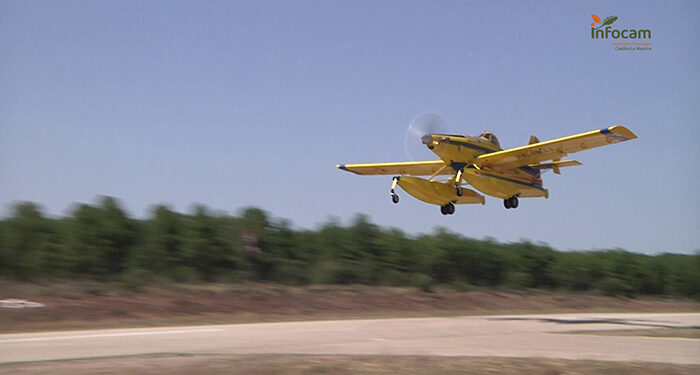 Declarado un incendio forestal en el paraje de Palancares, en Cuenca, con un importante despliegue de medios