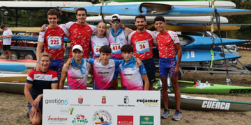 El Club Piragüismo Cuenca se cuelga un oro y dos platas en el legendario Descenso del Sella