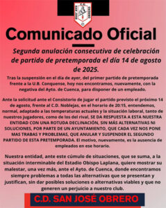 El PP en el Ayuntamiento de Cuenca denuncia el abandono del equipo socialista a los clubes deportivos en la pretemporada 2 El PP en el Ayuntamiento de Cuenca denuncia el abandono del equipo socialista a los clubes deportivos en la pretemporada