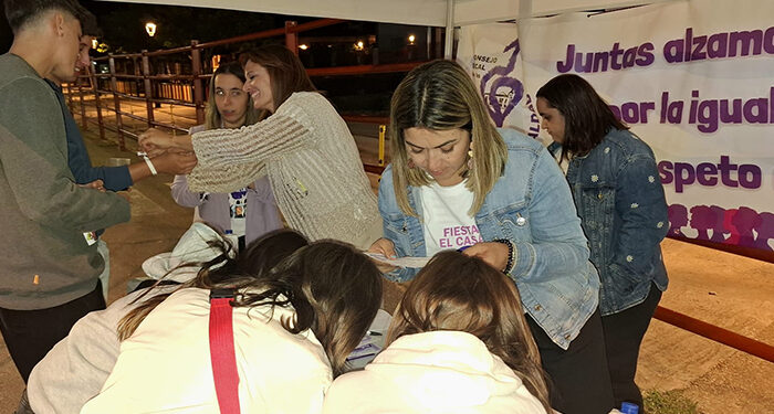 El Punto Violeta ha vuelto a ser referencia en las Fiestas de Mesones 1 El Punto Violeta ha vuelto a ser referencia en las Fiestas de Mesones