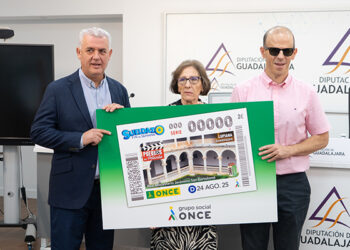 El cupón de la ONCE del 24 de agosto estará ilustrado con el Monasterio de Lupiana