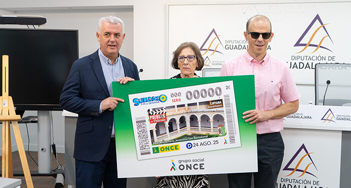 El cupón de la ONCE del 24 de agosto estará ilustrado con el Monasterio de Lupiana 1 El cupón de la ONCE del 24 de agosto estará ilustrado con el Monasterio de Lupiana