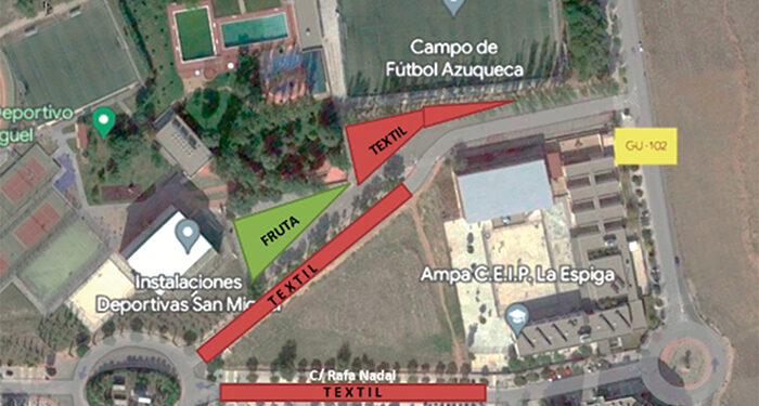 El mercadillo semanal de Azuqueca se instalará desde este miércoles junto al complejo San Miguel