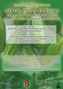 Huete celebrará el Día del Pepino el próximo 9 de agosto 2 Huete celebrará el Día del Pepino el próximo 9 de agosto