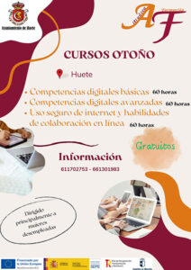 Huete ofrece cursos gratuitos de competencias digitales para mujeres desempleadas 2 Huete ofrece cursos gratuitos de competencias digitales para mujeres desempleadas