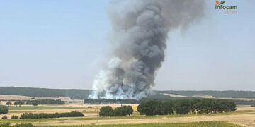 Incendio en Almodóvar del Pinar