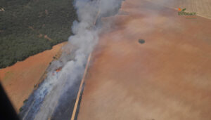 Incendio en El Sotillo en Valdeluz