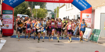 Juan Diego Haro y Noelia Sepúlveda se impusieron en el duatlón de Villarejo Periesteban que ponía fin al Circuito de Diputación