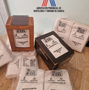 La Agrupación de Hostelería de Cuenca distribuirá servilletas contra la violencia de género en los establecimientos asociados 1 La Agrupación de Hostelería de Cuenca distribuirá servilletas contra la violencia de género en los establecimientos asociados