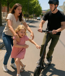 La Policía Local de Cuenca intercepta al conductor de un patinete después de darse a la fuga tras arrollar a una menor y chocar contra un coche