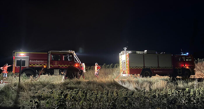Los bomberos del Ayuntamiento de Cuenca, junto a agricultores de Mohorte, sofocan dos incendios 1 Los bomberos del Ayuntamiento de Cuenca, junto a agricultores de Mohorte, sofocan dos incendios