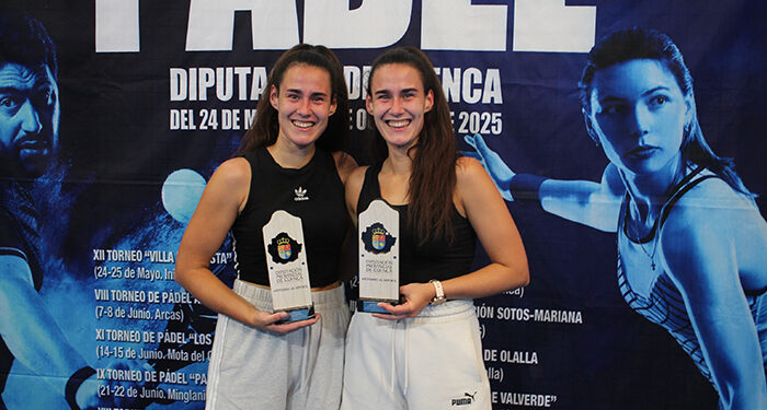 Los hermanos Pérez-Moneo, Daniel Molina y las hermanas Gamero protagonizan el torneo Nuevo Pádel Cuenca 1 Los hermanos Pérez-Moneo, Daniel Molina y las hermanas Gamero protagonizan el torneo Nuevo Pádel Cuenca