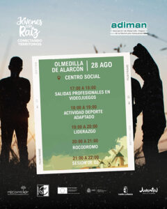 Olmedilla de Alarcón y Motilla del Palancar acogerán dos eventos del proyecto ‘Jóvenes con Raíz’ 2 Olmedilla de Alarcón y Motilla del Palancar acogerán dos eventos del proyecto ‘Jóvenes con Raíz’
