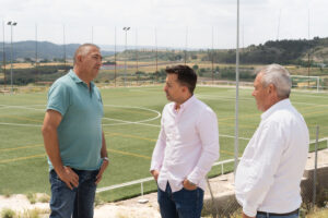 Raul de la Fuente Mariano Escribano y alcalde Almoguera