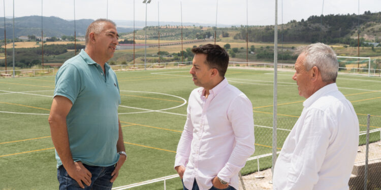 La Diputación de Guadalajara invierte 331.036 € en las obras entregadas a cinco pueblos de la provincia 1 Raul de la Fuente Mariano Escribano y alcalde Almoguera