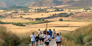 Récord de participación en el tramo sexto de la Peregrinación Gregoriana entre Huete y Saceda del Río
