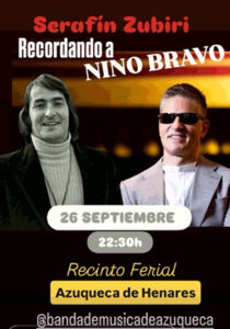 Serafín Zubiri y Hevia actuarán en la carpa del Ferial de Azuqueca durante las Fiestas de Septiembre 2 Serafín Zubiri y Hevia actuarán en la carpa del Ferial durante las Fiestas de Septiembre