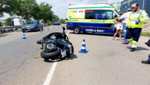 Un motorista resulta herido tras colisionar con un camión en el Polígono Los Palancares de Cuenca 2 Un motorista resulta herido tras colisionar con un camión en el Polígono Los Palancares de Cuenca