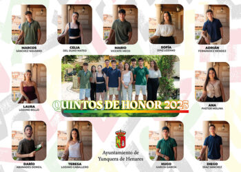 Yunquera presenta a sus Quintos de Honor 2025, símbolo de la juventud en las fiestas de la Virgen de la Granja