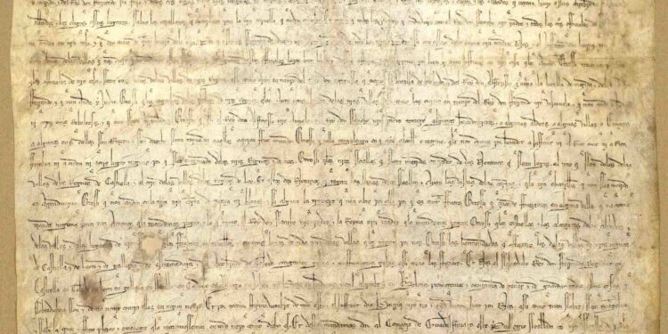 El Archivo Municipal de Guadalajara presenta el documento "la carta plomada de Fernando IV" (1295) 1 carta plomada