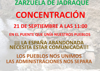 Aislados y Olvidados Zarzuela y Villares de Jadraque anuncian una concentración tras seis meses sin el puente que los unía