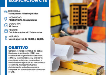 CEOE-Cepyme Guadalajara lanza un curso gratuito sobre el código técnico de la edificación CTE