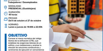 CEOE-Cepyme Guadalajara lanza un curso gratuito sobre el código técnico de la edificación CTE