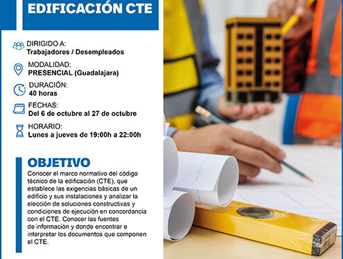 CEOE-Cepyme Guadalajara lanza un curso gratuito sobre el código técnico de la edificación CTE