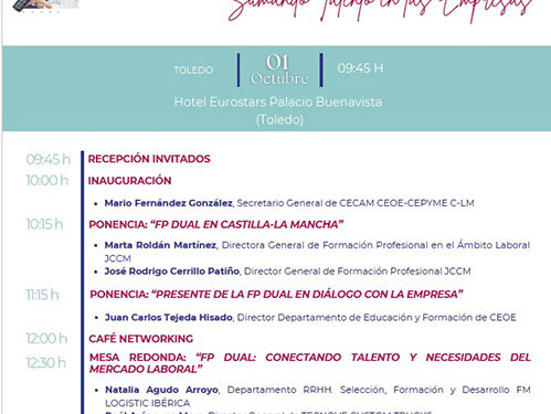 CEOE-Cepyme Cuenca invita a sus empresas a participar en la jornada sobre FP Dual de CECAM 1 Ceoe-Cepyme Cuenca invita a sus empresas a participar en la jornada sobre FP Dual de CECAM